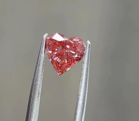 corazón rosado sintético Diamond Brilliant Cut Artificial Lab del CVD 1.15ct crecido