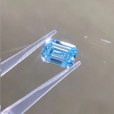 Esmeralda de corte VS2 de laboratorio de cultivo azul CVD Diamantes 1ct Joyería Decoraciones