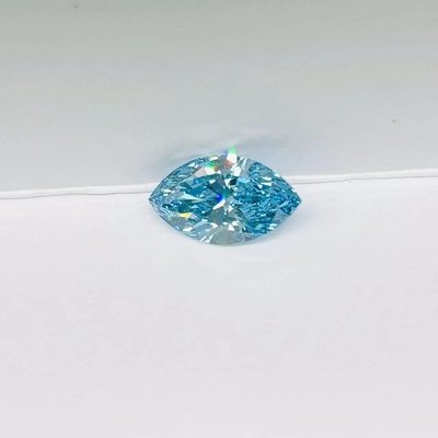 El laboratorio flojo de 10 Mohs hizo los diamantes azules Marquise Cut IGI certificada