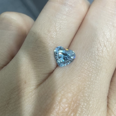 Los diamantes rosados crecidos laboratorio sintético 1.27ct IGI de la forma del corazón certificaron VS1