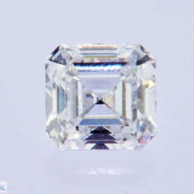 Blanco 3.2ct CVD cultivado en laboratorio Diamantes Cuadrado Esmeralda Forma de Asscher Certificado IGI