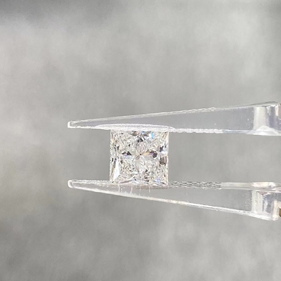 IGI Certificado Laboratorio suelto Creado CVD Diamante 2.3ct E VVS2 Corte de princesa