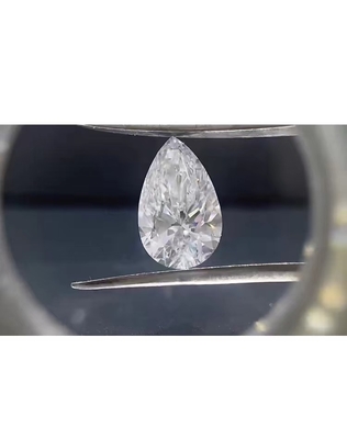 El laboratorio de forma de pera creó diamantes cultivados CVD Diamante pasa la prueba sin lazo