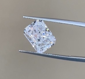 Diamante de laboratorio CVD DEF VS 1-15ct Radiante de corte brillante Certificado IGI