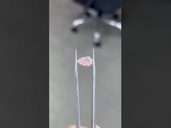 Peras de corte brillante rosa de lujo diamantes cultivados en laboratorio con certificación IGI