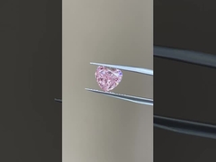 Fancy Intense Rosa Forma de corazón Diamantes cultivados en laboratorio Diamantes certificados por IGI Diamantes rosados